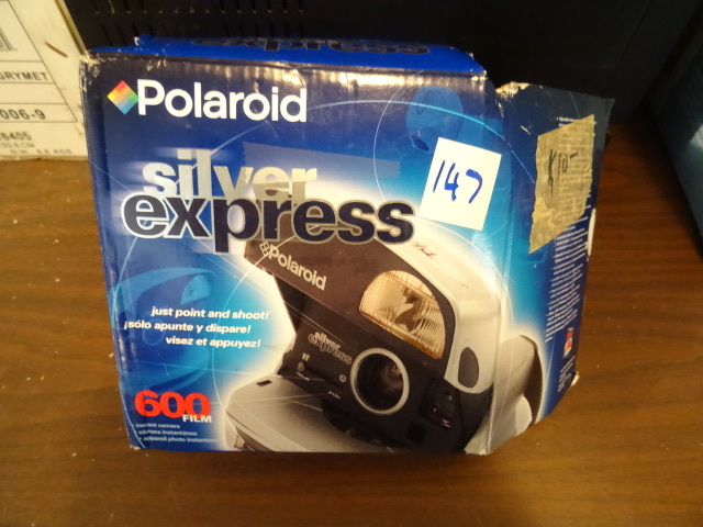 lot 65 image: Polaroid silver express camera