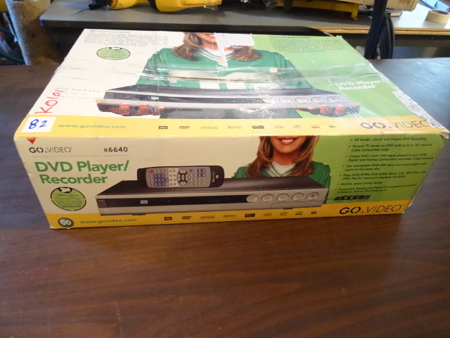 lot 82 image: Go video DVD player recorder