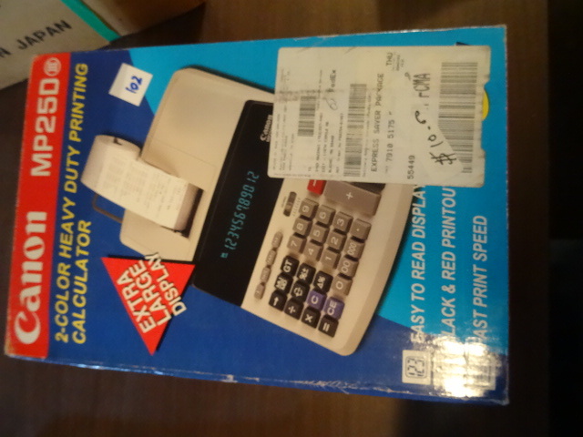 lot 102 image: Canon MP25D Heavy duty Calculator