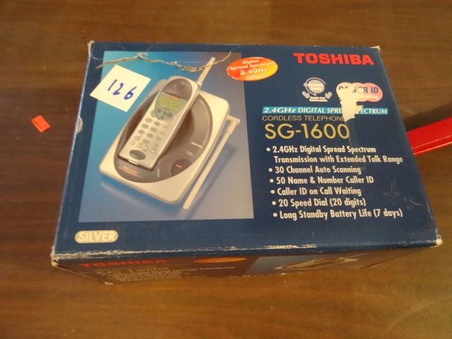 lot 126 image: Toshiba Digital phone cordless