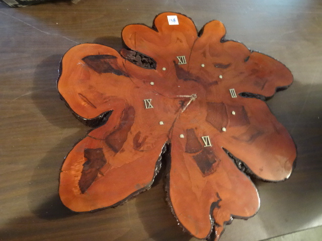 lot 138 image: Wooden Wall clock