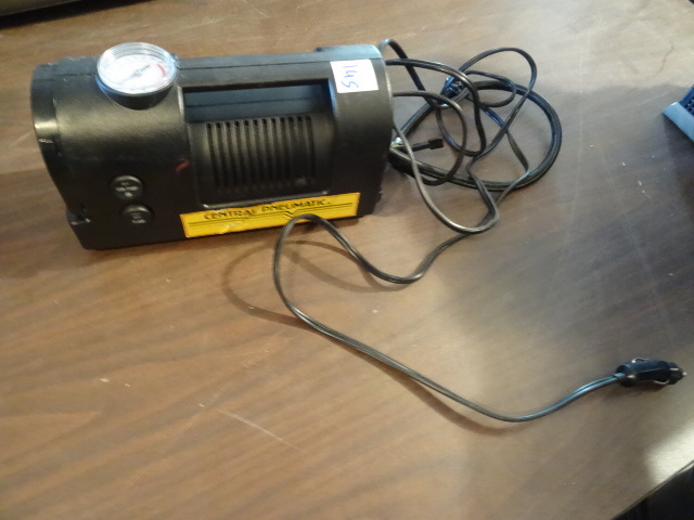lot 145 image: Central Pneumatic Air compressor 12v portanble