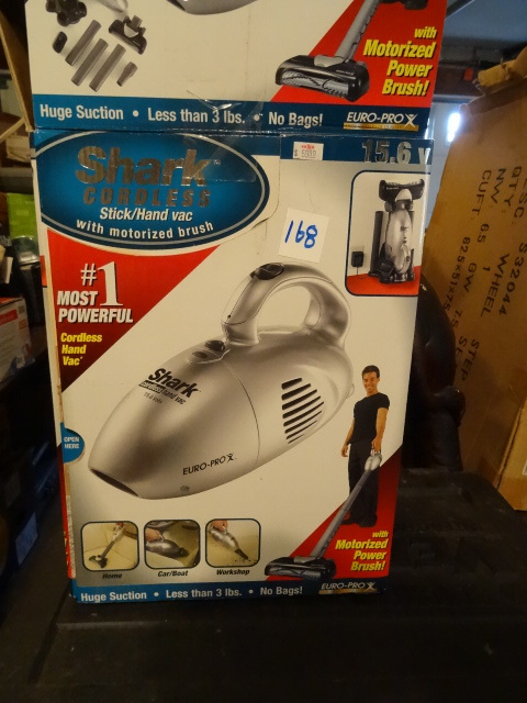 lot 168 image: Shark cordless stick hand vac