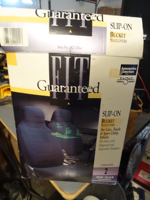 lot 183 image: Guarnteed bucket seat cover universal