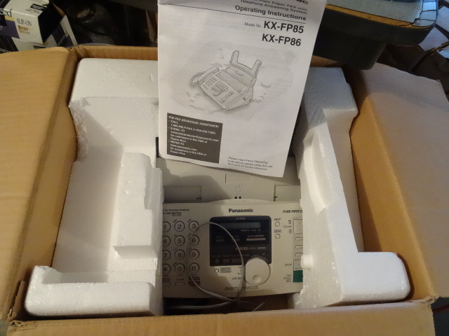 lot 192 image: Panasonic Paper fax machine phone