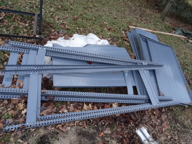 Shelving 24x48x85 has 4 sections