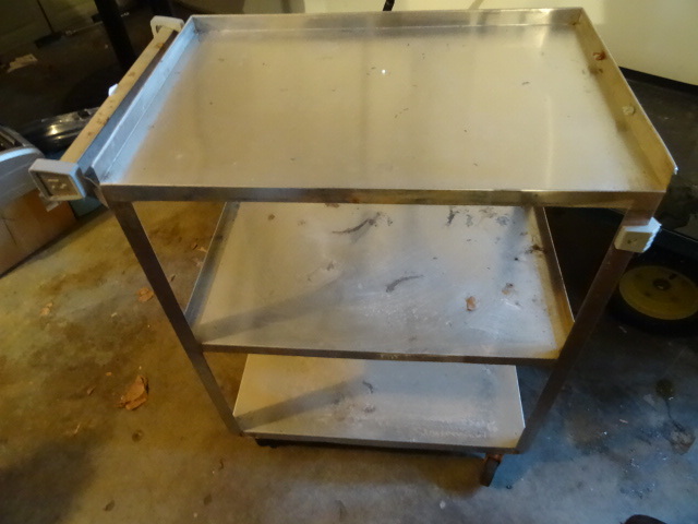 Stainless steel 3 tier cart