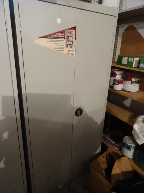 Stack ON Large capacity 3 Shelves Storage cabinet