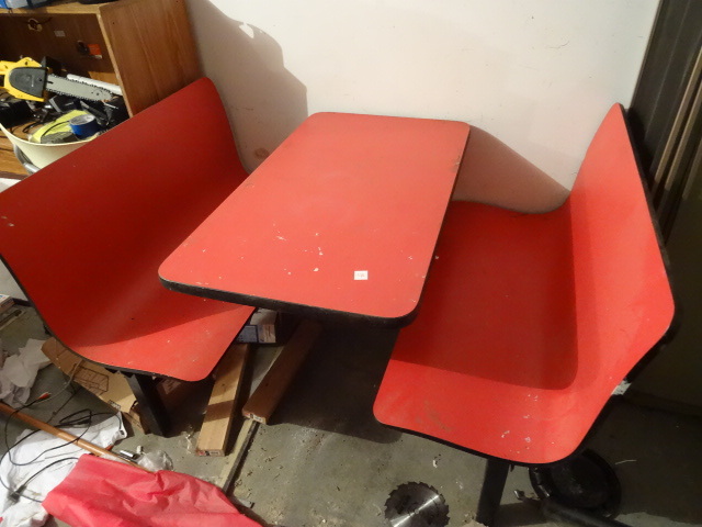 Red restaurant Style table