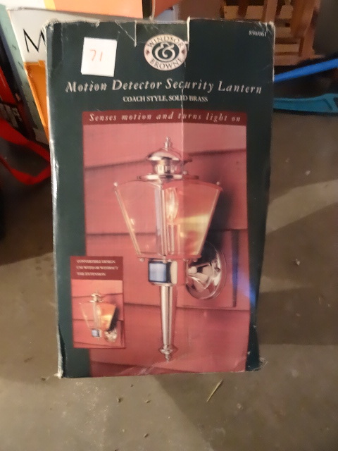 Motion Detector Security Lantern
