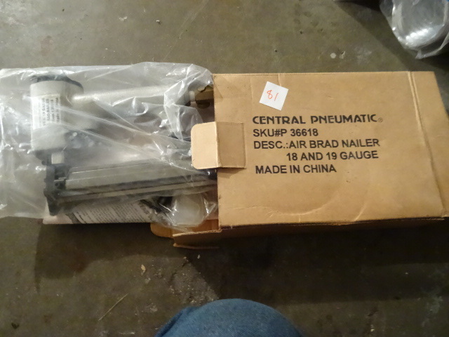 Central Pneumatic Air Brad Nailer