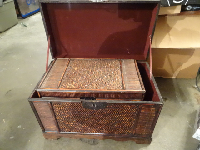 Woven set of 2 Chest box