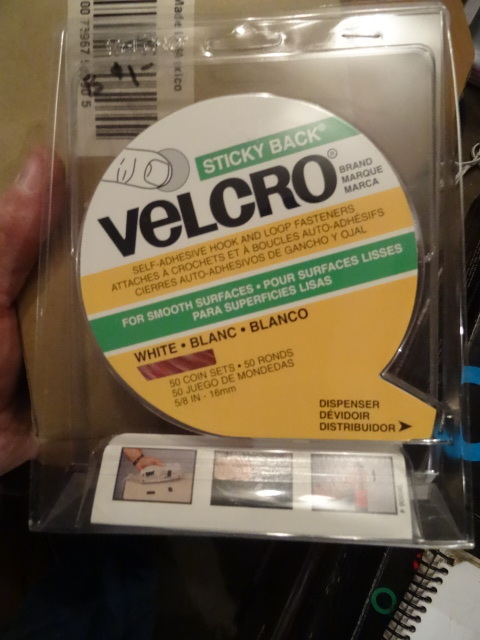 Velcro Sticky back - Great for organizing