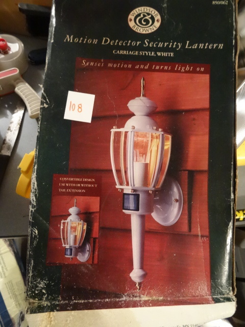 Motion Detector Security Lantern - Windsor