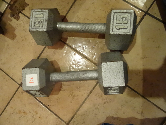 15lb set hand dumbbell weights