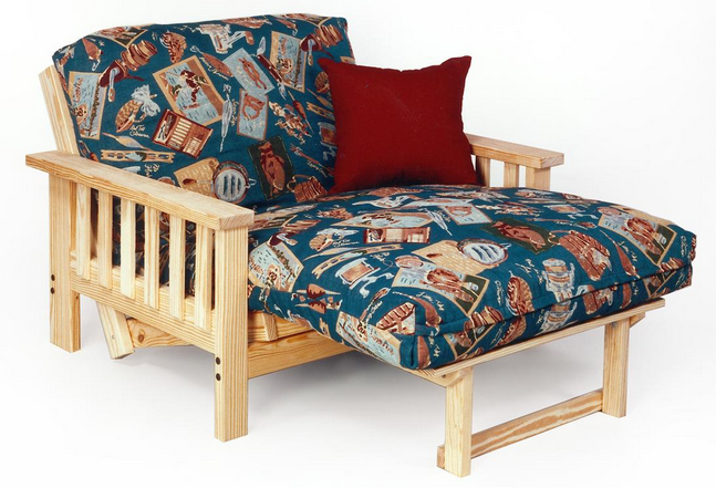 Himalaya Pine Twin Lounger Futon Frame