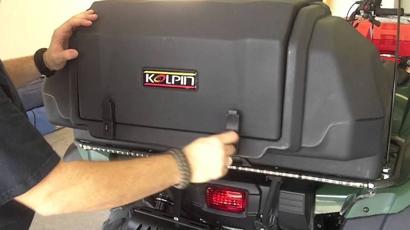 Kolpin ATV Rear Helmet Box - Lockable