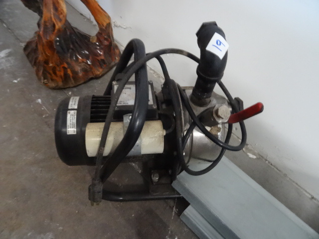 lot 19 image: Simer 1 HP Pump 110 Volt
