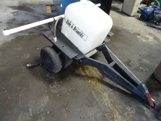 lot 31 image: Ride and Beautify Lawn Sprayer