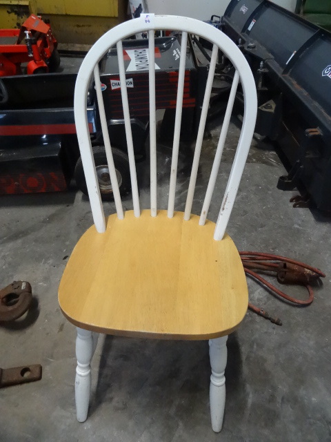 lot 42 image: Wood Kitchen Chair