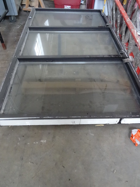 lot 85 image: Large Aluminum Framed Window