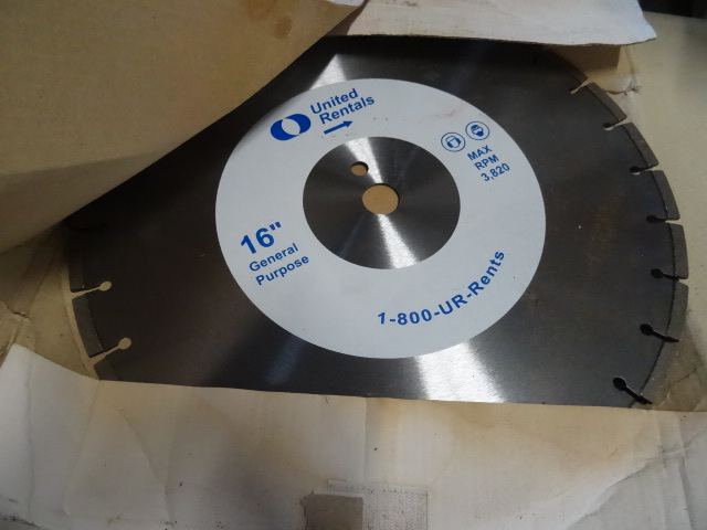 lot 97 image: New 16 Diamond Concrete Blade