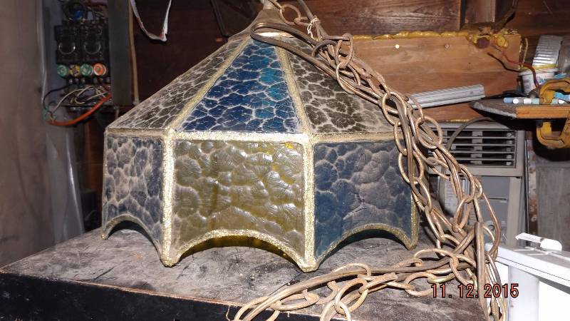 Hanging Stained Glass Light