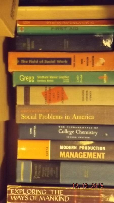 Large Lot of Old College Textbooks