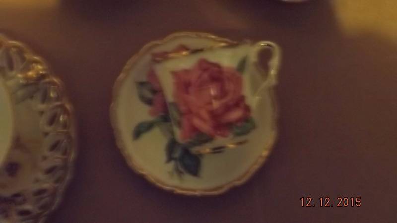 5 Teacups With Matching Saucers