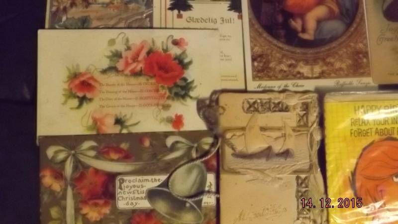 Old Christmas Postcards & Misc Cards