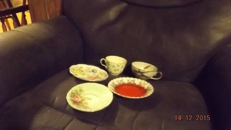 Antique Teacups & Saucers