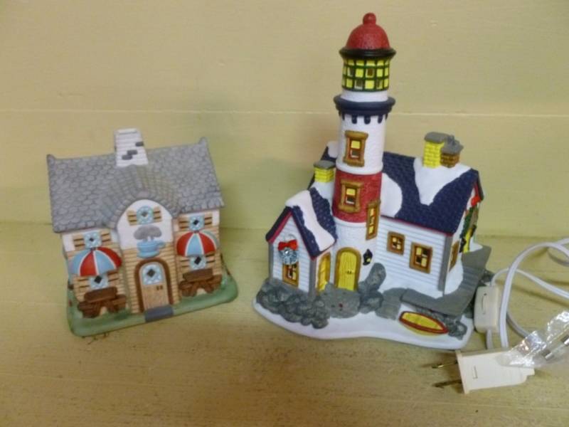 Porcelain Light Up House