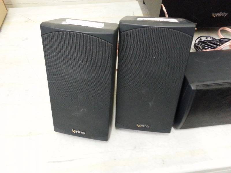 lot 3 image: Infinity HTS20 5.1 Channel Home Theater Speaker System