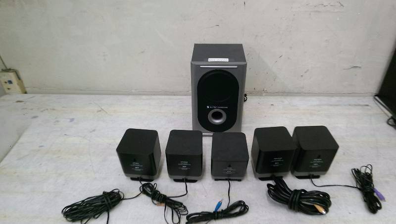 lot 36 image: Altec Lansing 5.1 Channel Surround Sound Computer Speaker System