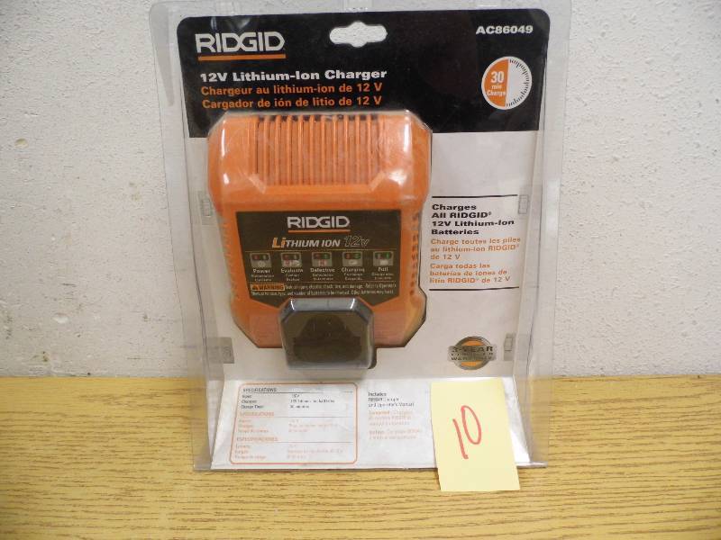 Rigid 12 Volt Lithium Battery Charger