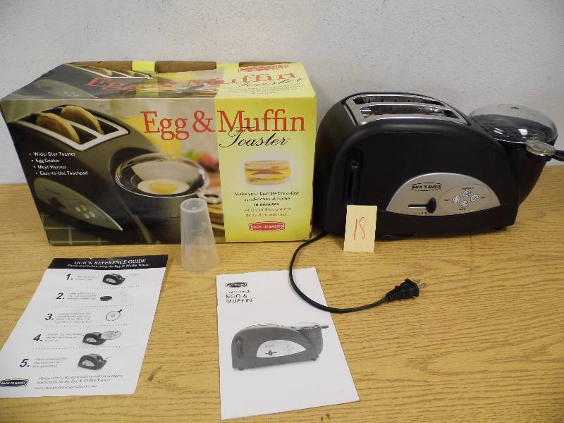 Back To Basics Egg & Muffin Toaster