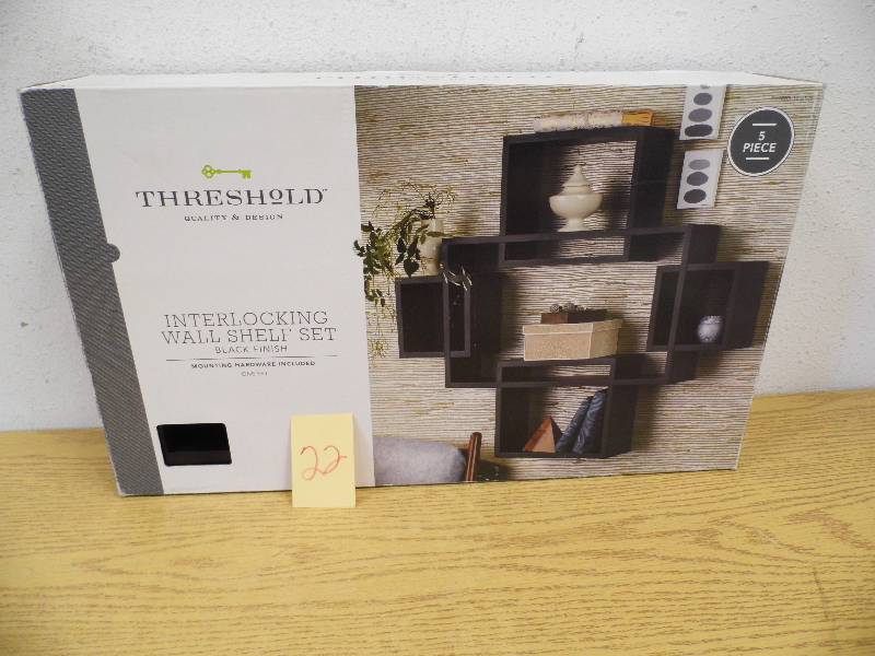 New Threshold Initerlocking Wall Shelf