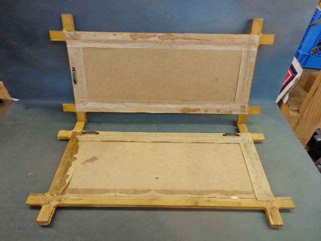 lot 56 image: Bamboo Corona Beer Signs