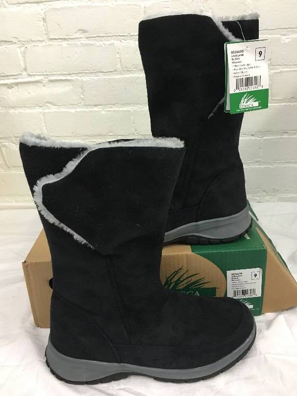 Itasca Womens Lakeland Waterproof Boot - Black size 9
