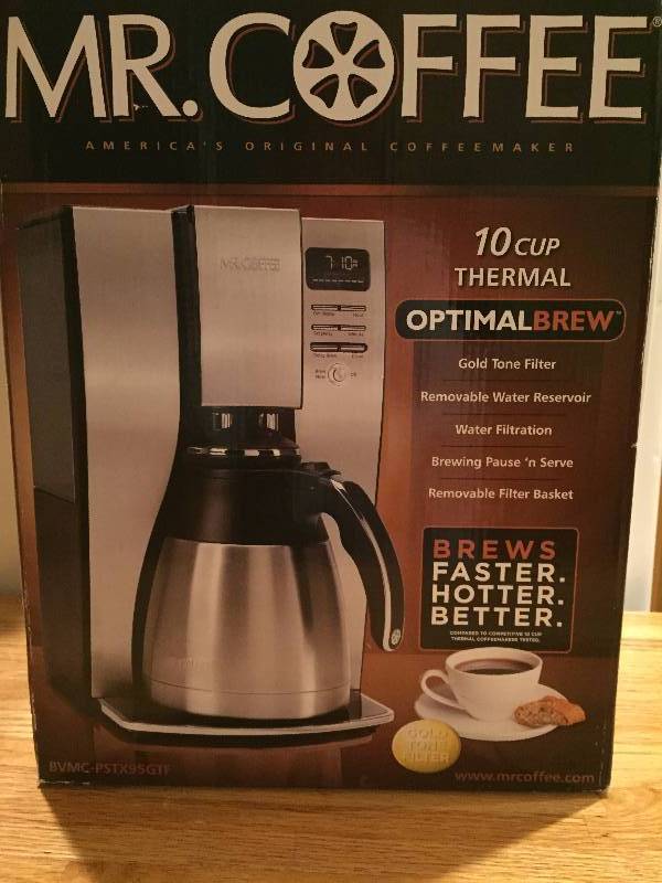 lot 8 image: Mr Coffee 10cup Thermal Optimal Brew