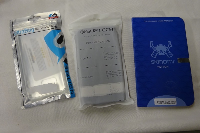 2 Phone Cases and 1 Screen Protector for Samsung Note 5
