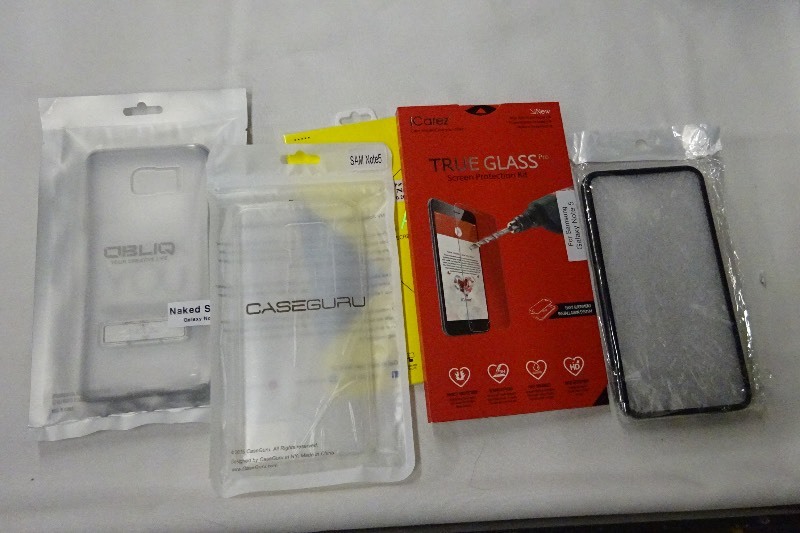 3 Phone Cases and 2 Screen Protectors for Galaxy Note 5