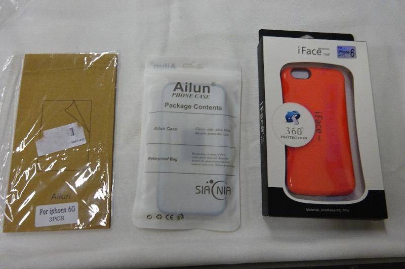 2 Phone Cases and 1 Screen Protector for IPhone 6