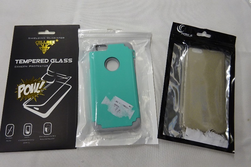 2 Phone Cases and 1 Screen Protector for IPhone 6