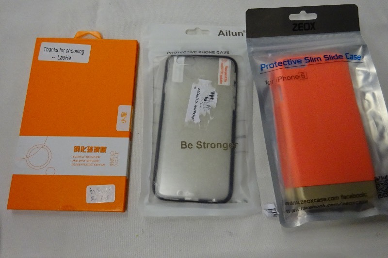 2 Phone Cases and 1 Screen Protector for IPhone 6