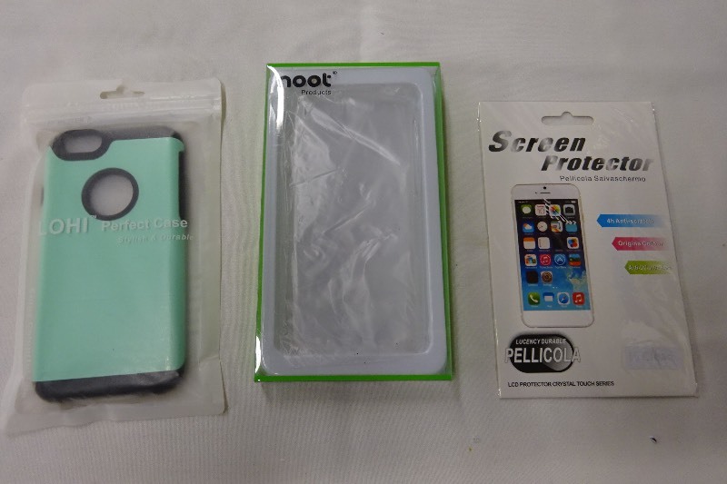 2 Phone Cases and 1 Screen Protector for IPhone 6