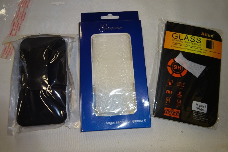2 Phone Cases and 1 Screen Protector for IPhone 6