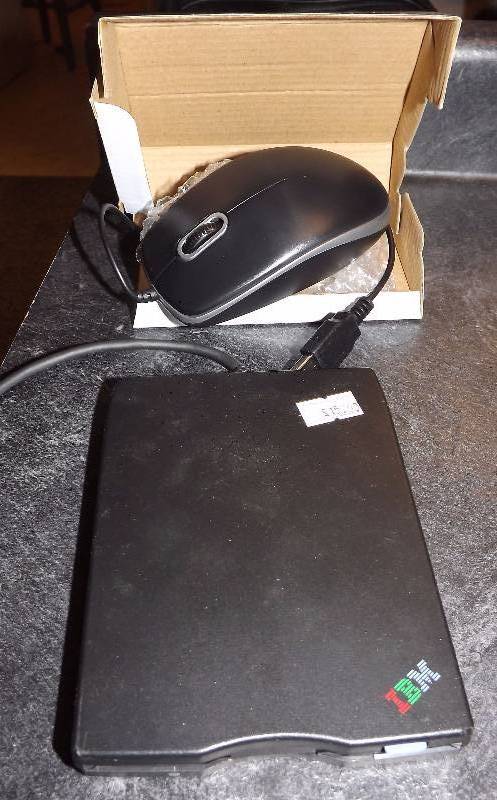 New Micro Mouse AND IBM USB Portable Diskette Drive