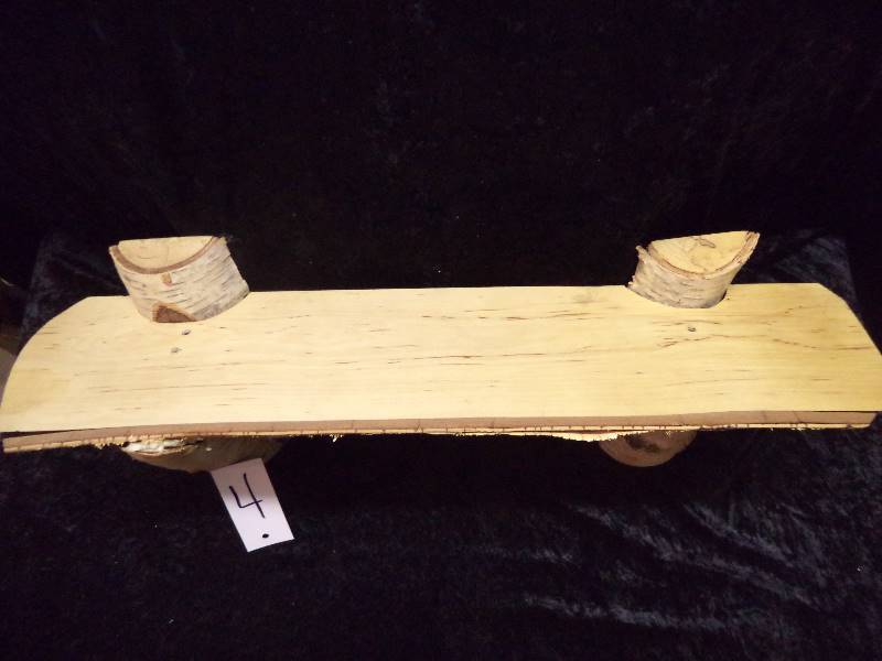 Handcrafted Real Birch Tree Shelf