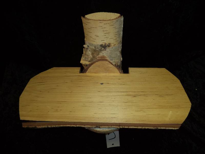 Handcrafted Real Birch Tree Shelf